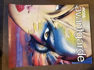Original vintage French advertising poster vanguard magazine 1980s - Picture 1 of 3