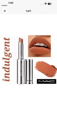MAC Locked Kiss 98 INDULGENT 24HR Lipstick 0.06 OZ NIB - Image 1 of 3