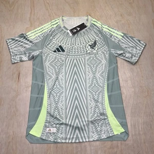 NEW MD Mexico Adidas Authentic 2024 Soccer Jersey Mens Green SLIM Fit IP6385 - Picture 1 of 14