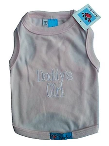 T-shirt vestiti cane gatto animali domestici *papà ragazza* rosa XXS, XS, S, M, L, XL, XXL - Foto 1 di 2