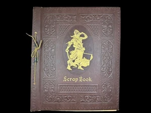 Vintage 1940er WWII Ära Sammelalbum, antikes Sammelalbum, Scrapbooking Kunst - Bild 1 von 3
