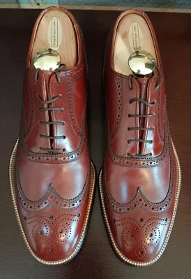 NOS Circa 1950s Foot Pals By Wallstreeter Wingtip Oxfords 9B - Image 1 of 4