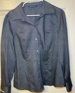 Cutter and Buck Herren Langarm Button Down Hemd Grau L - Bild 1 von 3