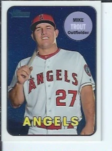 Mike Trout 2018 Topps Heritage Chrome #ed / 999 - Picture 1 of 1