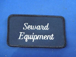Vintage Seward Equipment Company Uniform Advertising Embroidered Iron On Patch - Picture 1 of 3