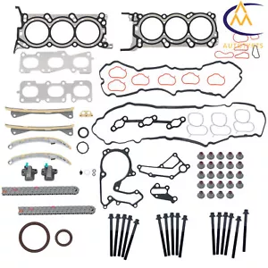 Juego de pernos de junta de culata de cadena de distribución V6 3,3 L para Hyundai Kia 2012-17 Sorento/Sedona - Imagen 1 de 18