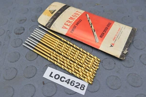 VERMONT EXTENSION WIRE DRILLS #12 LOT OF 10 LOC4628 - Picture 1 of 4