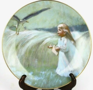 "A Friend In The Sky" 1979 Limited Edition Plate By Viletta Fine China #8562 New - Picture 1 of 3