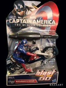 Marvel Captain American The Winter Soldier Blast n' Go Assault Cycle Avengers - Bild 1 von 3