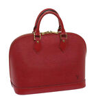 Louis Vuitton Epi Alma Hand Bag Castilian Red M52147 Lv Auth 68117