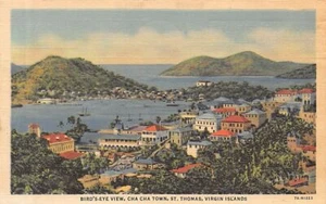 U.S. Virgin Islands - ST. THOMAS - Bird's eye view, Cha Cha Town - The Art Shop - Picture 1 of 2