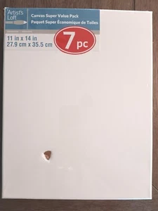 Canvas Super Value Pack Artist's Loft 7 Pc 11" x 14" NEW & SEALED!! PLS READ! - Picture 1 of 9