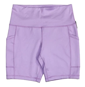 Ideology 7" Inseam Compression Fit Solid Color Women's Bike Shorts S NWT Crocus - Picture 1 of 2