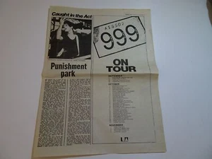 999:  On Tour  1978  Half Page (7" X 16") UK  Advert - Picture 1 of 3