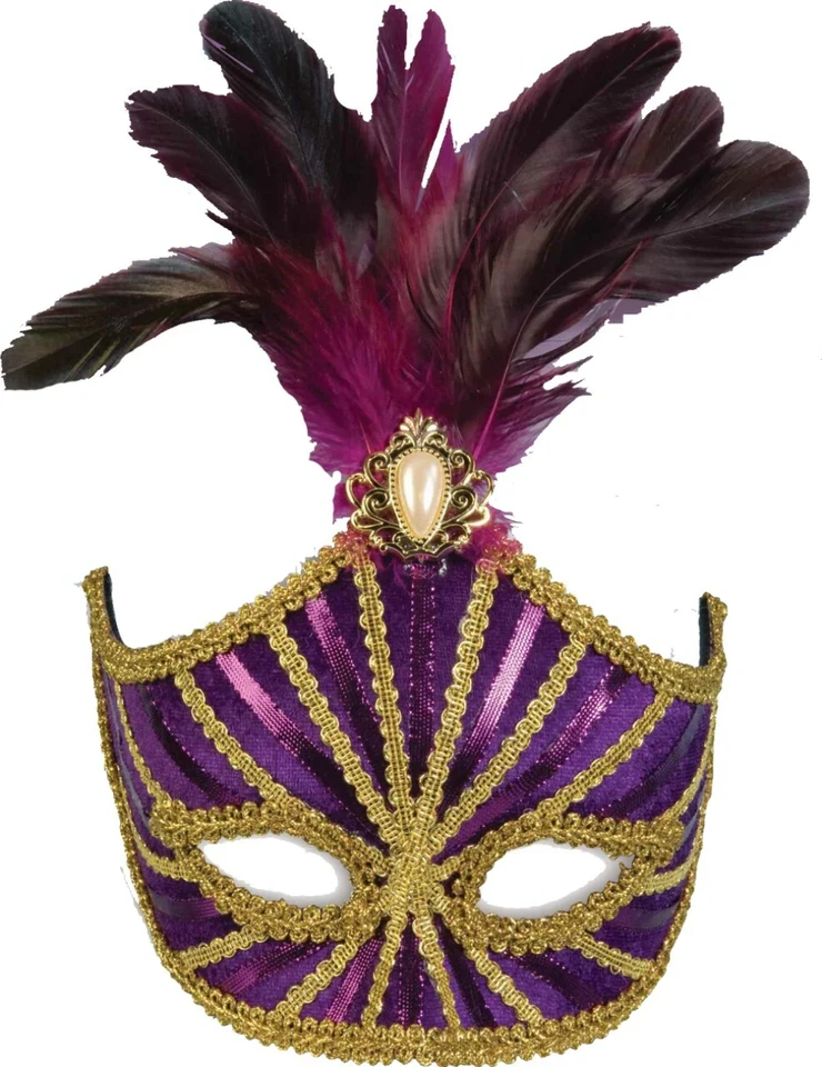 Venetian Feather Mask - Image 1 of 1