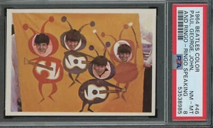 PSA 8 Paul McCartney Rookie Card 1964 Beatles Color #46 Topps John Lennon Ringo - Picture 1 of 3