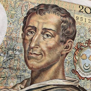 MONTESQUIEU France 200 Francs Banknote 1987 French Currency Paper Money Note - Picture 1 of 4
