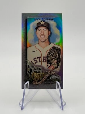 2022 Topps Allen & Ginter Chrome Mini #51 JUSTIN VERLANDER - Image 1 of 2