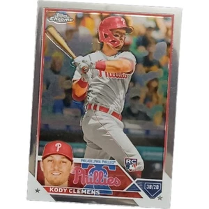 2023 Kody Clemens RC Topps Chrome 135 Phillies - Picture 1 of 2