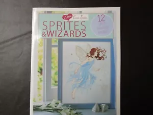 Counted Cross-Stitch Pattern Book: SPRITES AND WIZARDS - NEW 2013 - Picture 1 of 1
