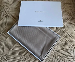 Rolex Baselworld 2018 exclusivo beige bufanda chal de cachemir - Imagen 1 de 8