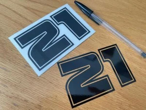 Troy Bayliss Race Number 21 - (Pequeño Par) - VENDEDOR DEL REINO UNIDO - Imagen 1 de 1