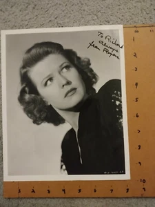 Jean Rogers Signed in Person Inscribed Photo 8x10 B/W - Picture 1 of 4