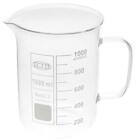 Clear 1000Ml Measuring Cup Liquid Container Beakers  Science Experiments