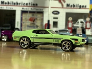 Hot Wheels 2025 71 Ford Mustang Mach 1 60 Years Silver Series Custom Wheels Swap - Picture 1 of 17
