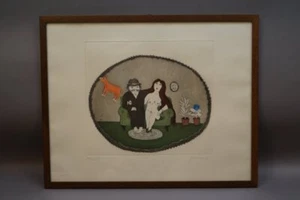 Janosch - Horst Eckert (geb. 1931) - Der Jäger und Damenakt auf Sofa - Bild 1 von 11