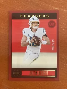 Justin Herbert /299 RUBY 2023 Panini Legacy #53 CHARGERS NFL - Imagen 1 de 4