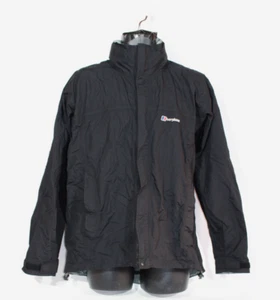 Berghaus Large Mens Jacket Black Hooded Coat Lightweight - Picture 1 of 22