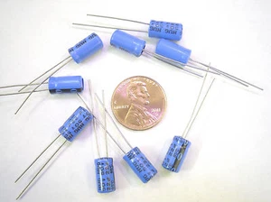 Condensadores electrolíticos 22uf/microfaradio 50v/voltio 85C radiales (cantidad 5) - Imagen 1 de 1
