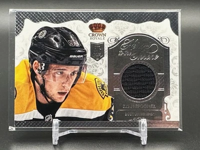 2013-14 Panini Crown Royale #HT-RSP Ryan Spooner RC MEM Boston Bruins - Image 1 of 2