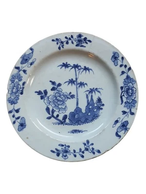 Assiette Chinoise Compagnie des Indes XVIIIème Siècle - Photo 1/4
