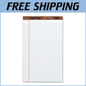 Tops 7573 Legal Pads, 8.5x14, 50 Sheets Each - Durable, Perforated Note-Taking - Picture 1 of 8