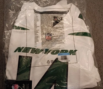 Camiseta Nike On Field cosida para hombre M blanca New York Jets Sam Darnold #14 nueva con etiquetas Foto 1 de 4