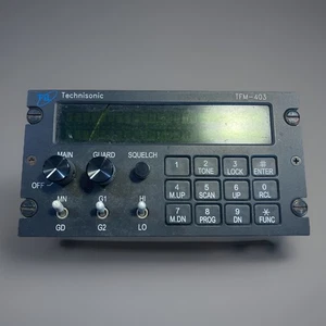 Technisonic TFM-403 UHF FM Transceiver, Guaranteed To Pass Your Inspection! - Picture 1 of 8