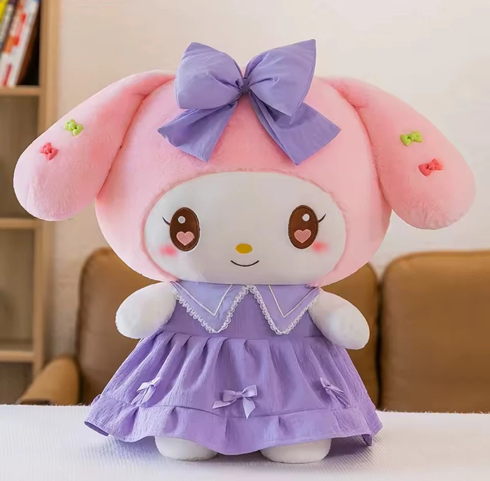 Peluche Kawaii My Melody And Kuromi Grande 40cm Sanrio Foto 1 de 2