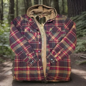 Legendary Whitetails Heavy Duty Hunting Outdoors Thermal Lined Flannel Jacket - Picture 1 of 7