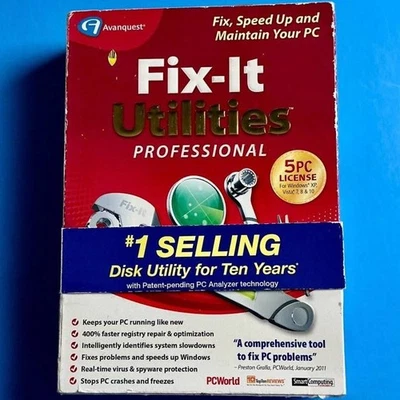 FIX-IT UTILITIES PROFESSIONAL 5 PC LICENSE - Image 1 of 2