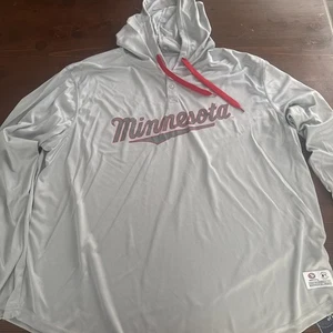 Jersey de calentamiento pulóver con capucha manga larga Minnesota Twins - True Fan 2XL - Imagen 1 de 7
