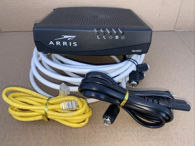 Arris TM1602A Docsis 3.0 Telephony Cable Modem for Charter Optimum Cablevision - Image 1 of 4