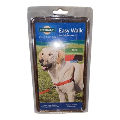 Petsafe Easy Walk No-Pull Dog Harness Large Red Black New - Image 1 of 2