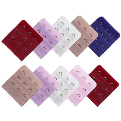  10 PC Bra Extension Extenders Strap Underwear Hook Corset Buckle Brassiere - Image 1 of 4