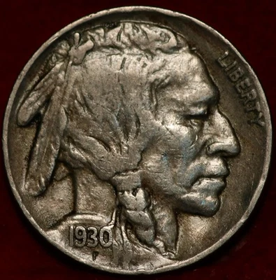 1930 Philadelphia Mint Buffalo Nickel - Image 1 of 2