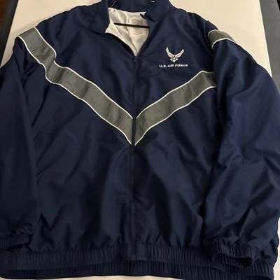 Chaqueta cortavientos vintage de la Fuerza Aérea de los Estados Unidos para hombre talla XL/forrada de malla regular Foto 1 de 4