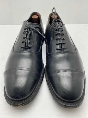 Allen Edmonds Men’s Park Avenue Black Leather Oxford Cap Toe Size 8.5 D 5615 - Image 1 of 4