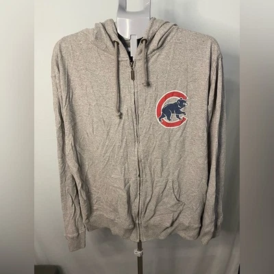 Chaqueta Roja Gris Etiqueta Cubs Sudadera con Capucha Talla XL Foto 1 de 4