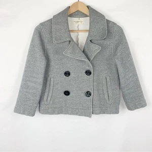 Ralph Lauren Denim & Supply Double Breasted Boxy Gray Jacket, Size Medium - Picture 1 of 6